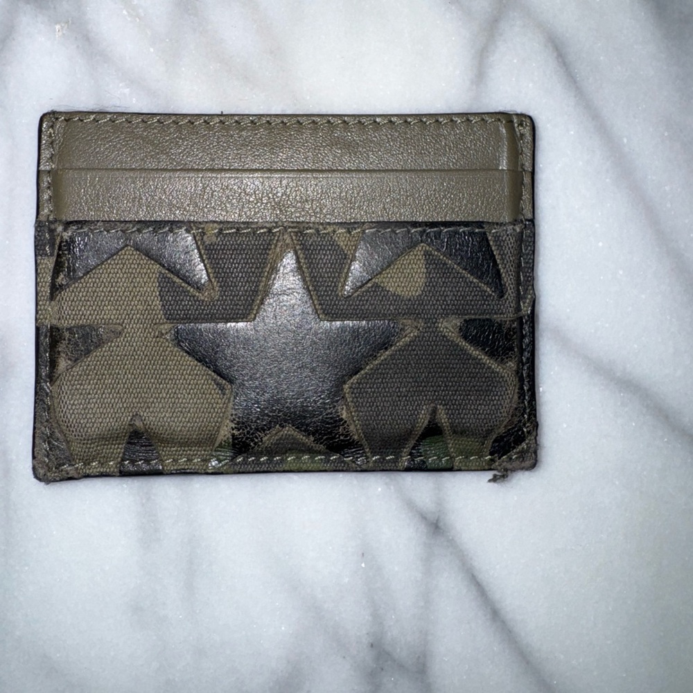 Valentino Garavani Star Print Camouflage Card Holder